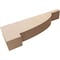 Ekena Millwork 4"W x 24"D x 8"H Thin Alpine Rough Cedar Woodgrain TimberThane Corbel, Primed Tan CORUR04X24X08ALPRCPR - alternate 6